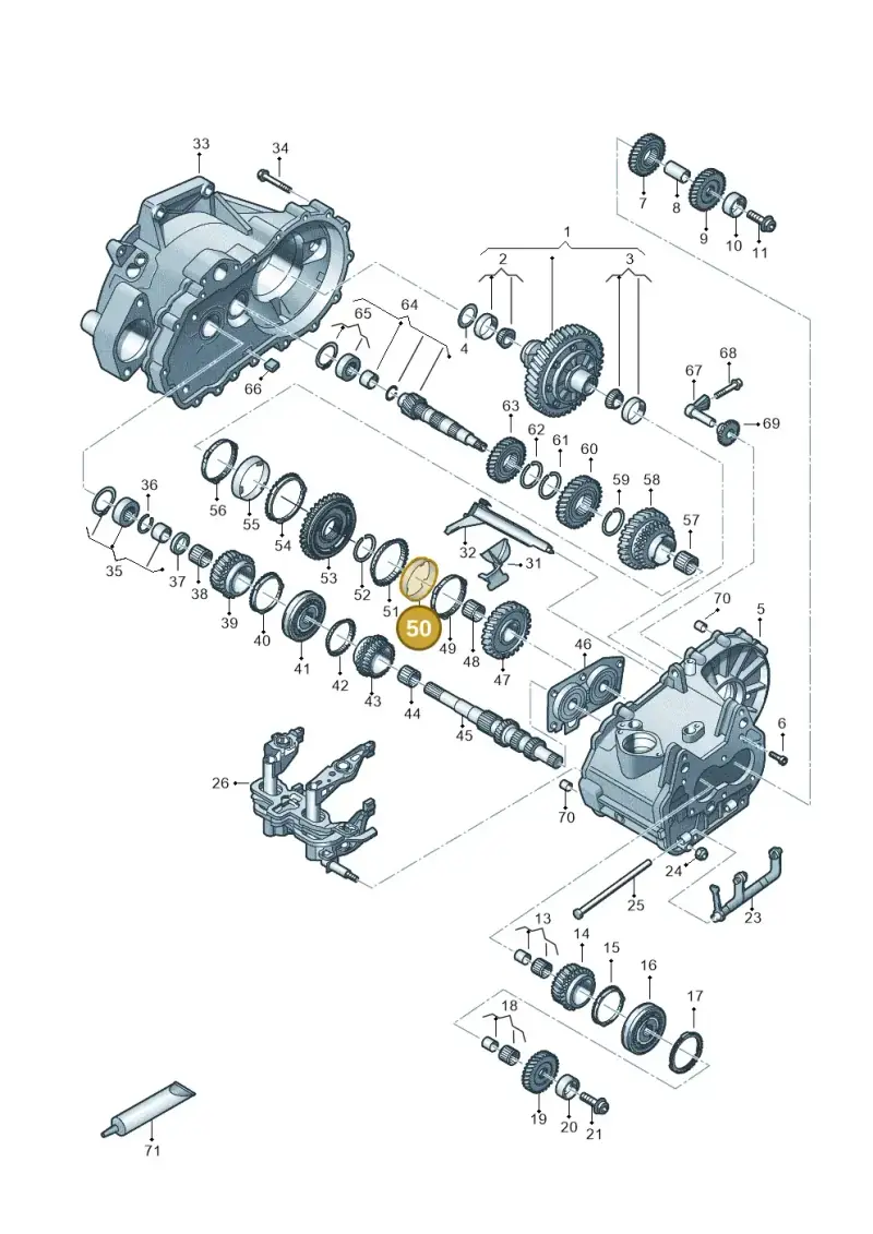 085311279B — Audi A3 Sportback (2019-2021) diagram 827310030, position 50
