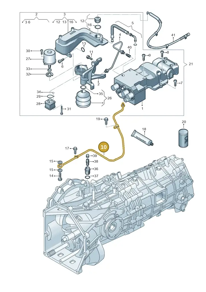 086115673D — Audi R8 08> (2007-) diagram 618325100, position 10