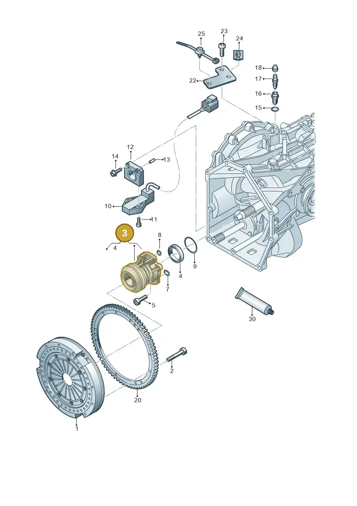 086141671M — Audi R8 qu. 5.2 (2012-2015) diagram 618141400, position 3