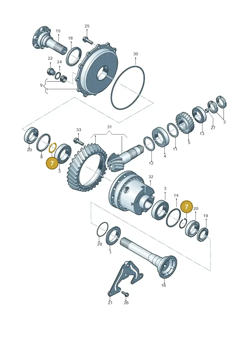 086525125 — Audi R8 qu. 5.2 (2012-2015) diagram 618409400, position 7