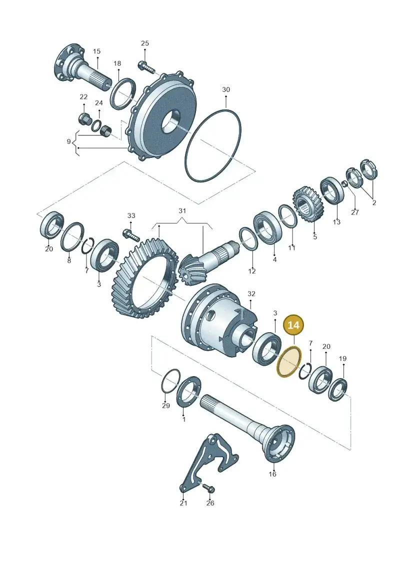 086525271C — Audi R8 qu. 5.2 (2012-2015) diagram 618409400, position 14