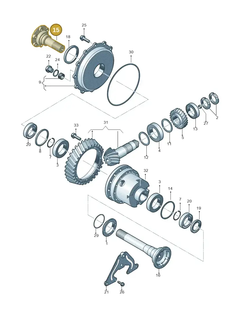 086525356D — Audi R8 qu. 5.2 (2012-2015) diagram 618409400, position 15