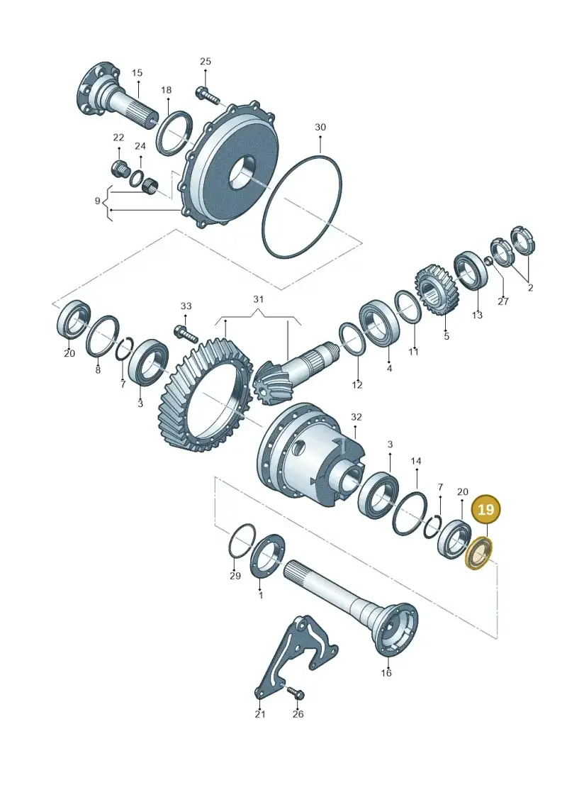 086525597 — Audi R8 qu. 5.2 (2012-2015) diagram 618409400, position 19