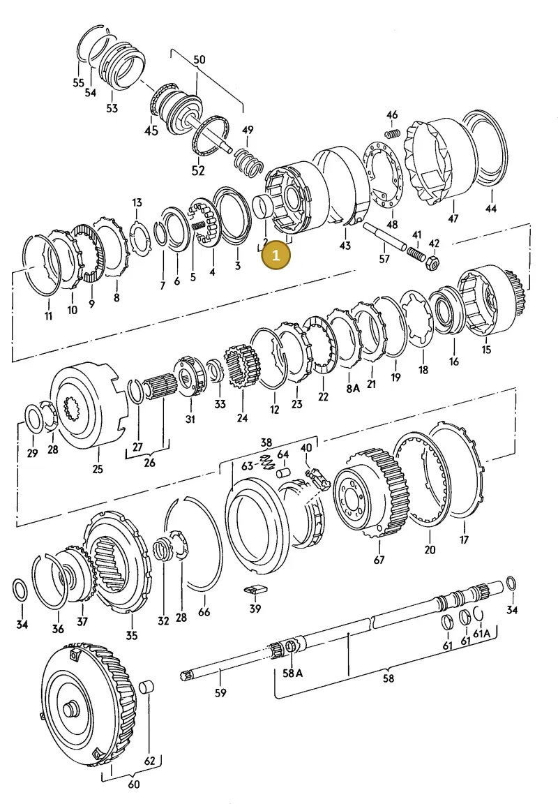087323109 — Audi COUPE/2           88 (1987-1987) diagram 072052100, position 1
