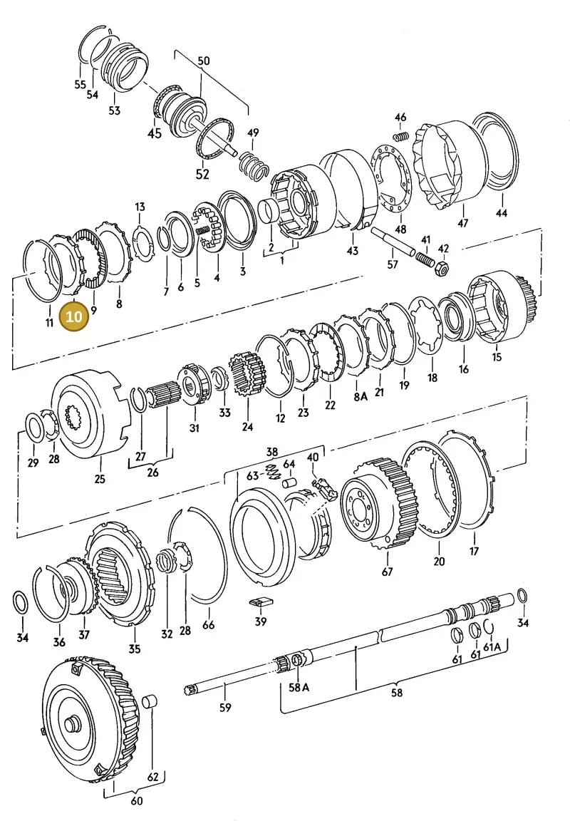 087323153 — Audi COUPE/2           88 (1987-1987) diagram 072052100, position 10
