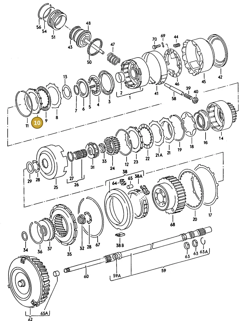 087323153 — Audi 200 Turbo (1988-1990) diagram 087063000, position 10
