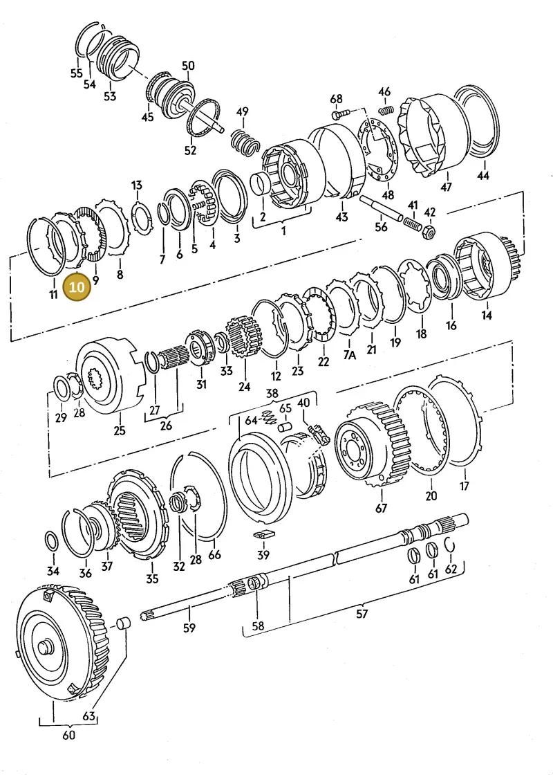 087323153 — Audi 80/90 (1989-1991) diagram 071047000, position 10