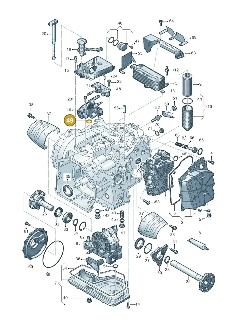 089409069 — Audi R8 Spyder (2015-2024) diagram 872325500, position 49