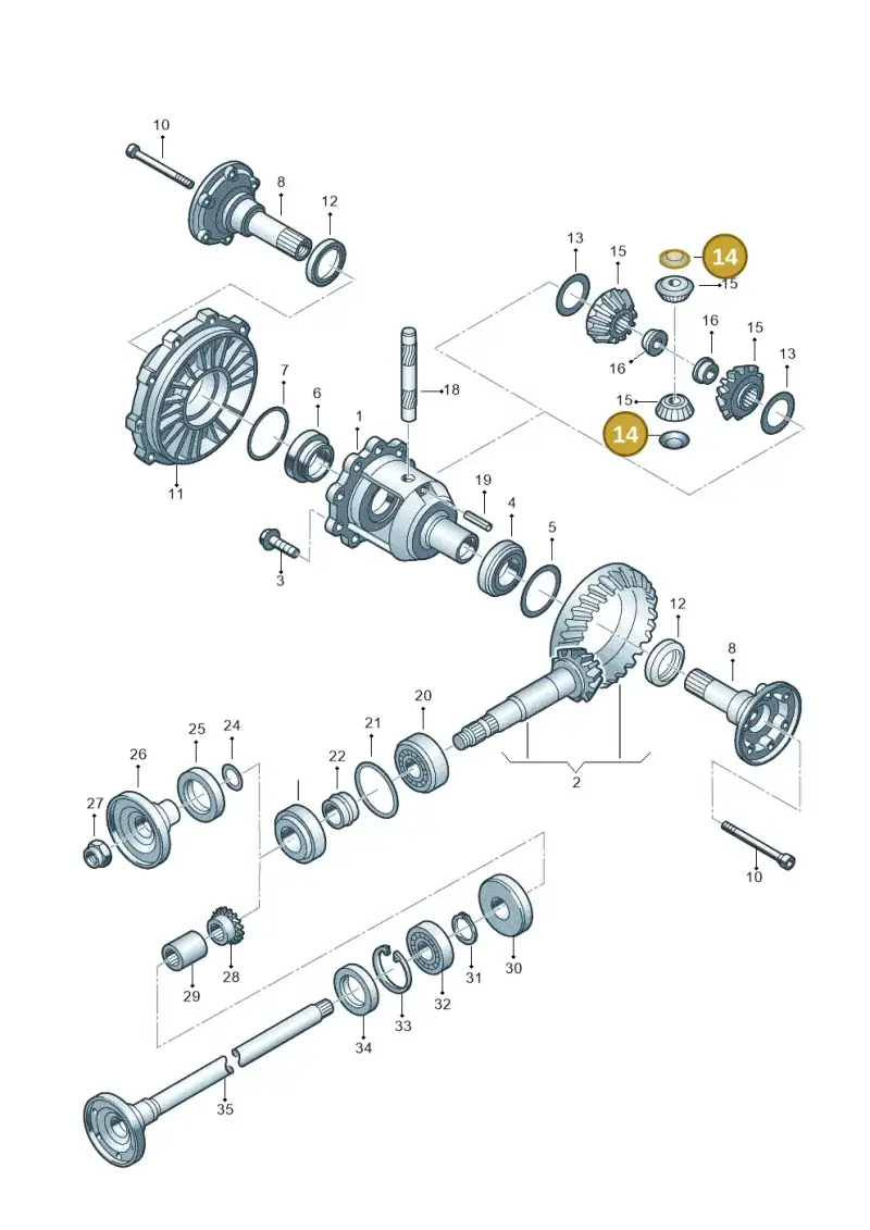 091517189 — Audi RS6 qu. (2003-2004) diagram 195525300, position 14