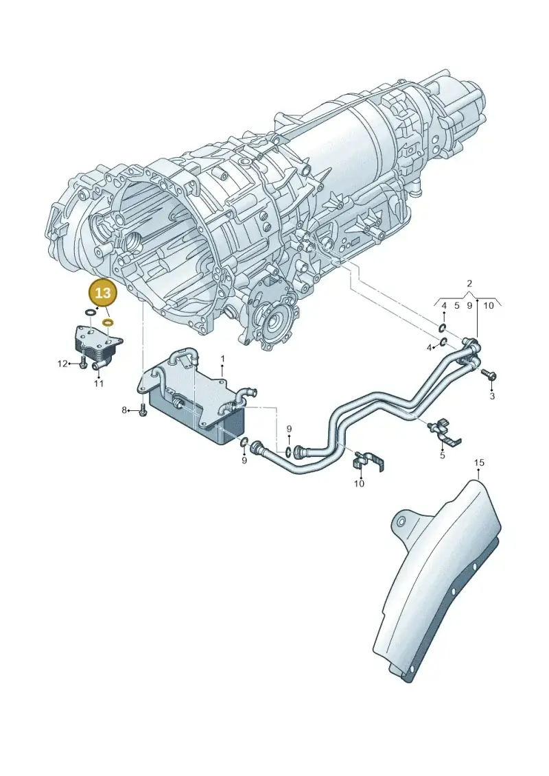 09E409069 — Audi Q7 qu. 3.0 TDI (2015-2019) diagram 439317005, position 13