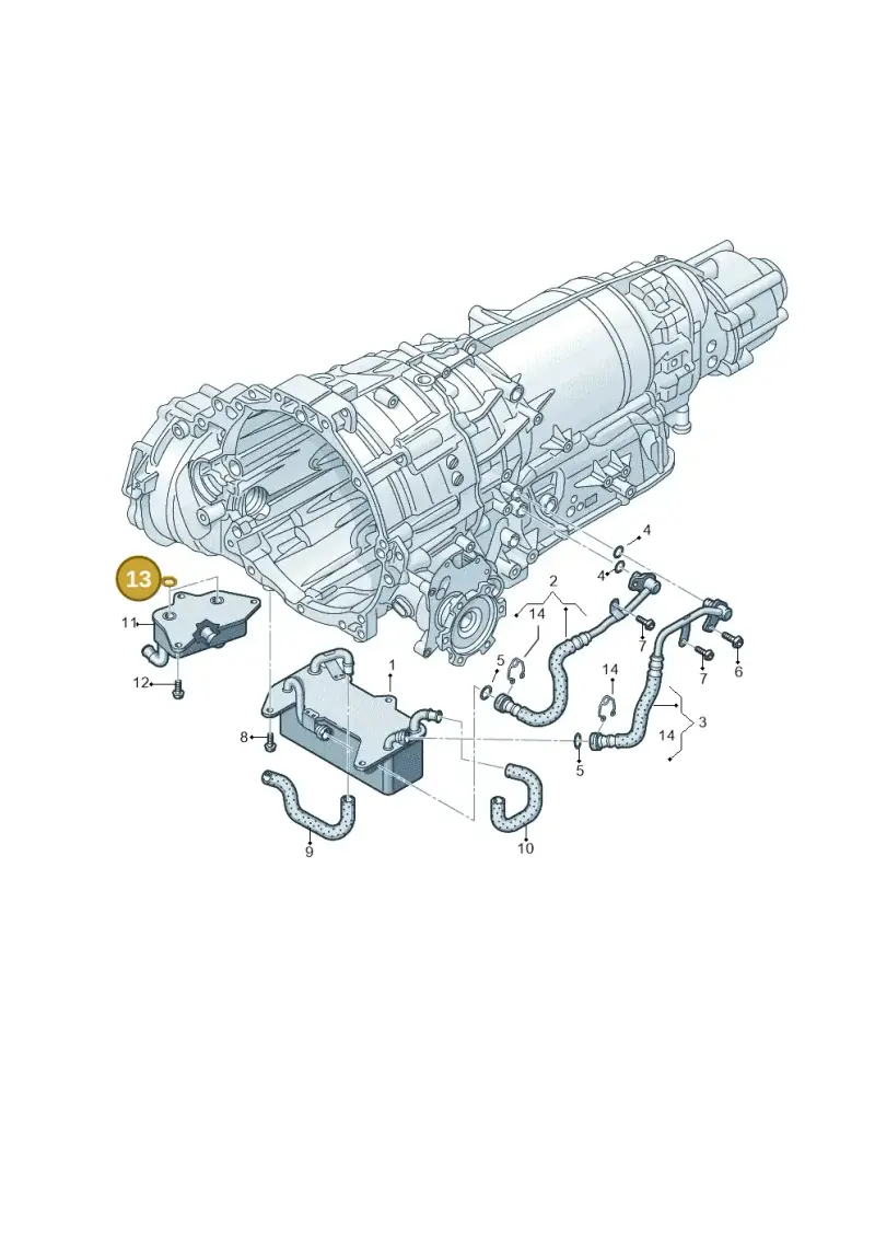 09E409069 — Audi RS6 Avant (2013-2018) diagram 696317500, position 13