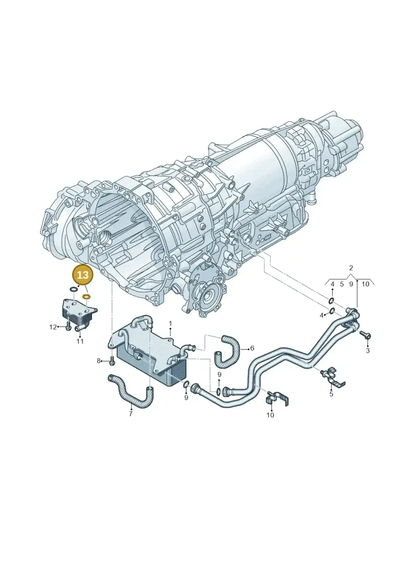 09E409069 — Audi Q8 Quattro 3,0 (2018-) diagram 859317650, position 13