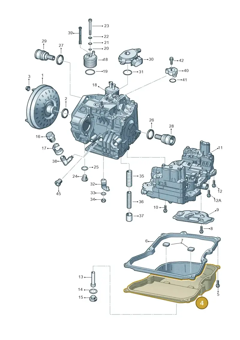 09G321361 — Audi TT Coupe/Roadster (2002-2006) diagram 278321650, position 4