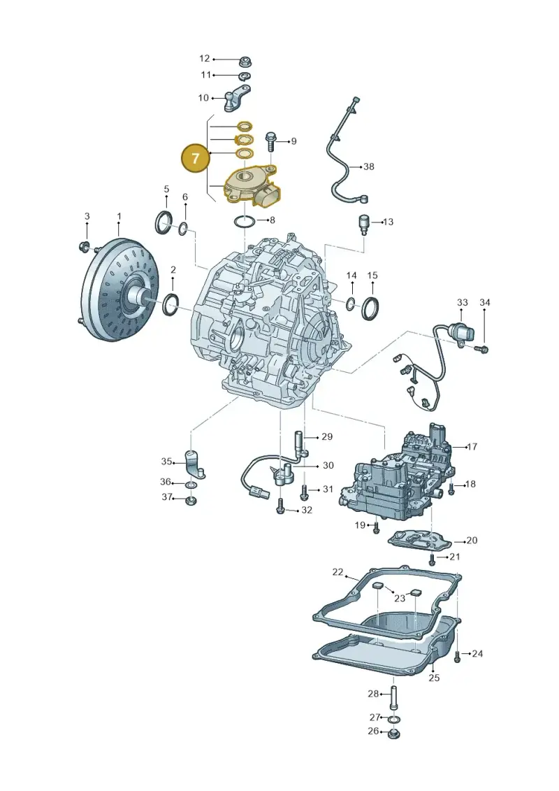 09G919823 — Audi Q3 quattro (2018-2019) diagram 829321500, position 7
