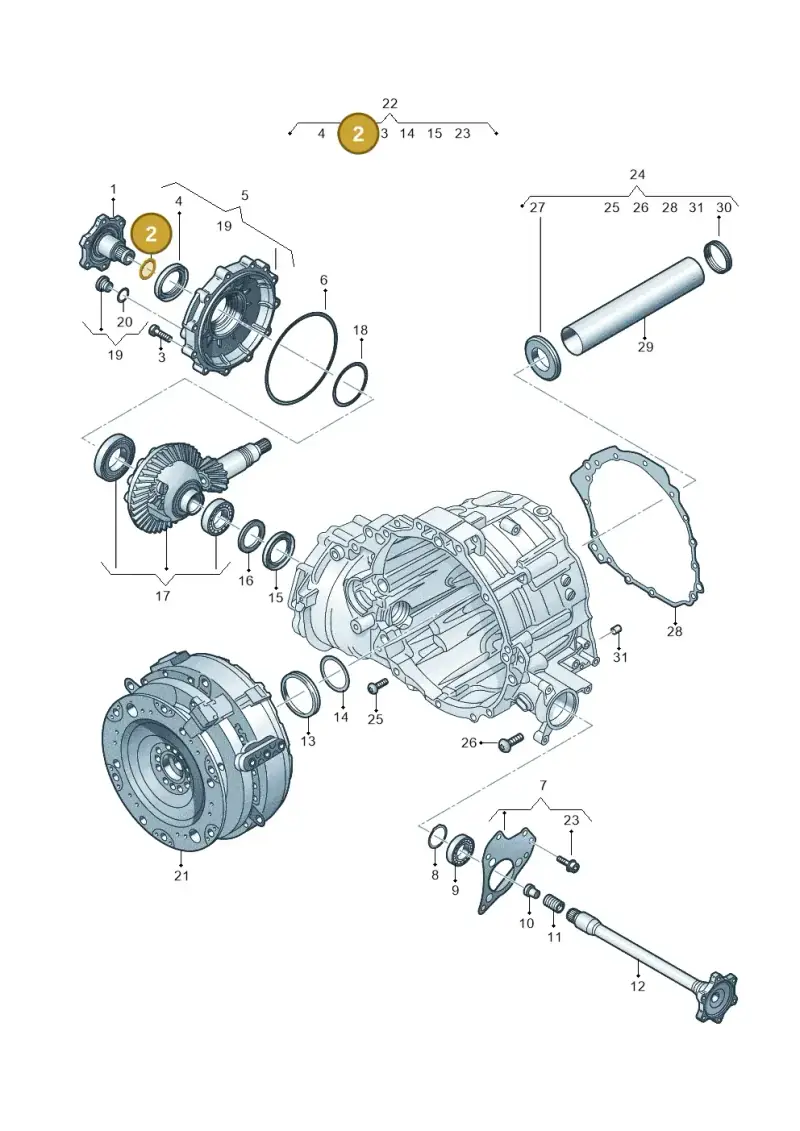09L409297 — Audi RS6 Avant (2019-) diagram 838409600, position 2
