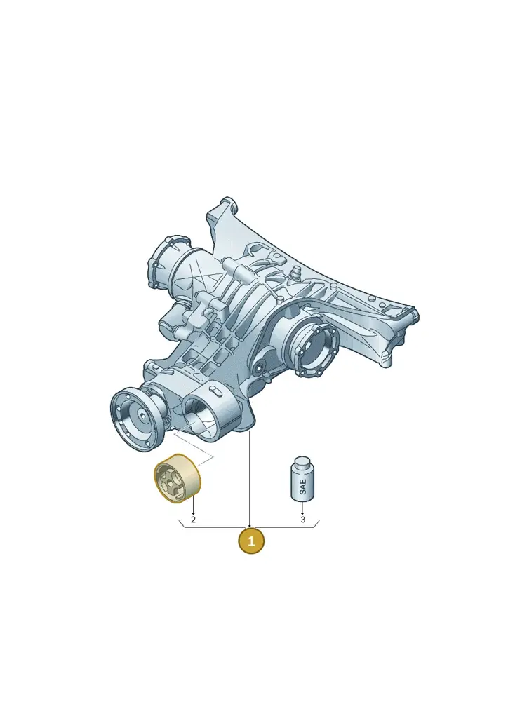09R500043 — Audi Q5 (2016-2025) diagram 430500010, position 1