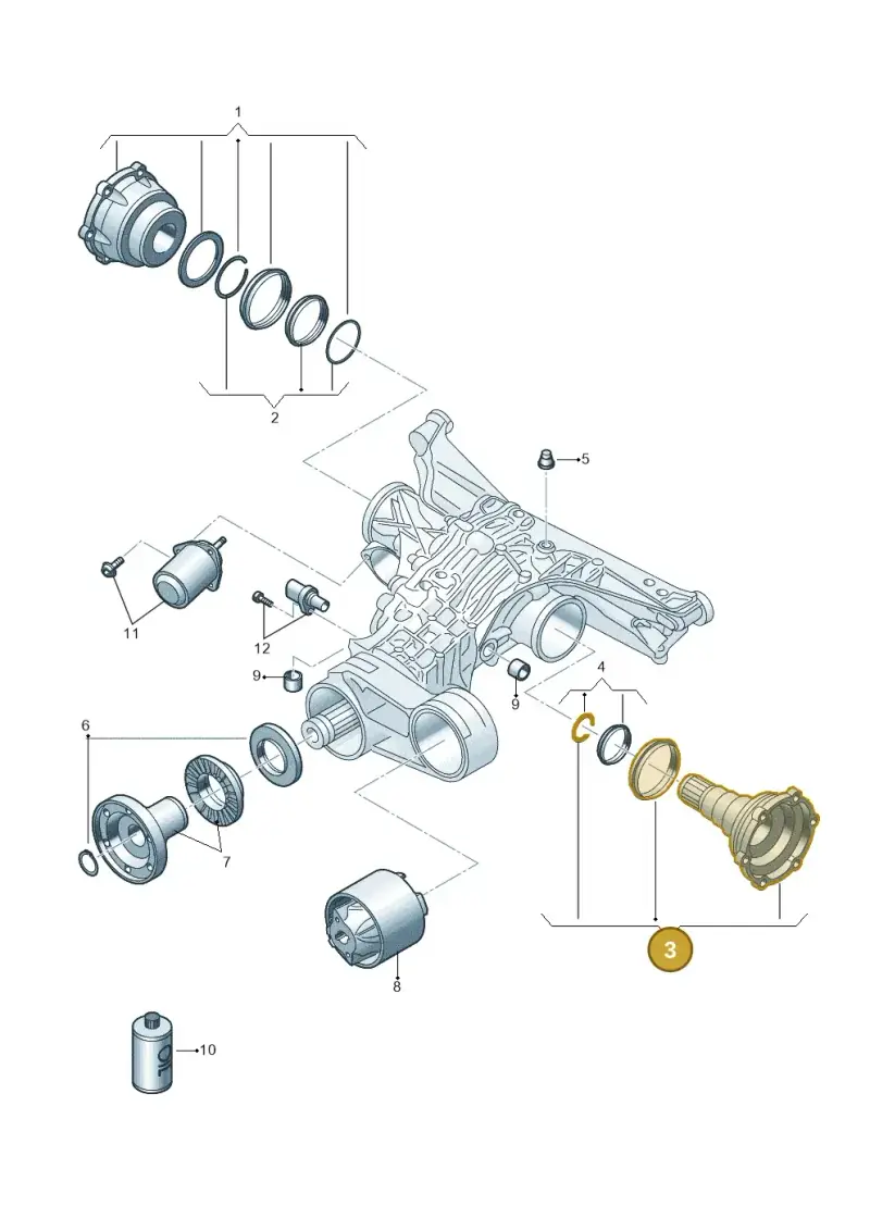 09R598071 — Audi A5 Limo 2.0 (2024-) diagram 849525240, position 3