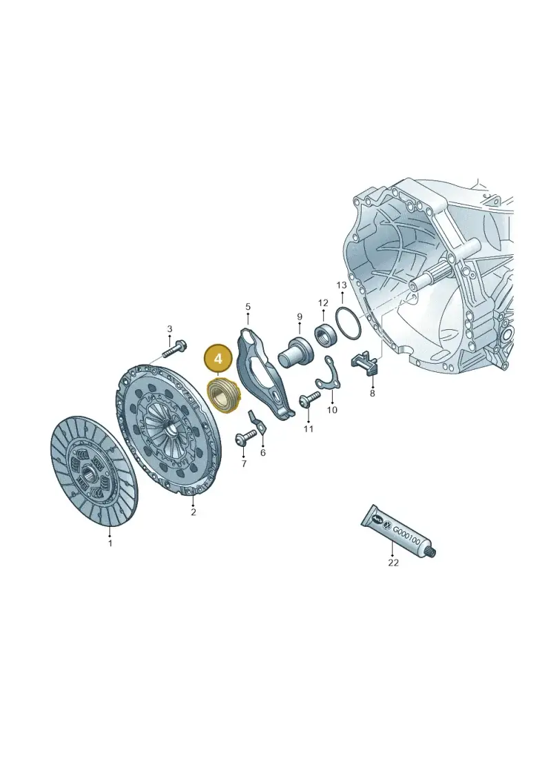 0A3141165 — Audi A6 2.7 TDI (2008-2011) diagram 249141600, position 4