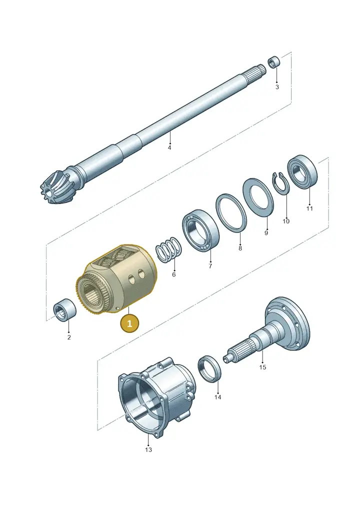 0A3409751B — Audi A6 2.7 TDI (2008-2011) diagram 249409940, position 1
