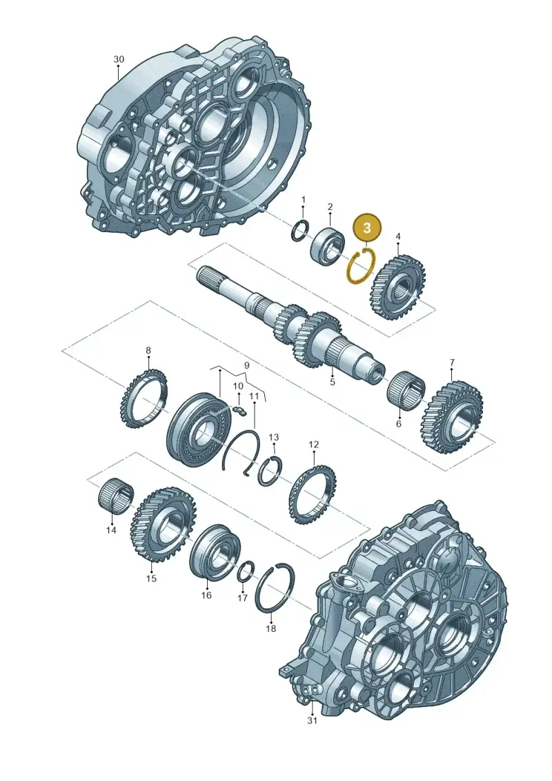 0A5311152A — Audi Q3 2.0 TDI (2014-2019) diagram 863311250, position 3