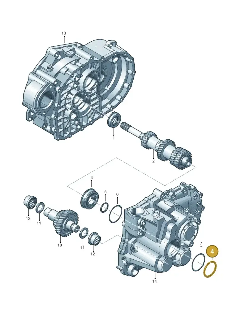 0A5311183 — Audi A3 Sportback (2016-2020) diagram 694311420, position 4