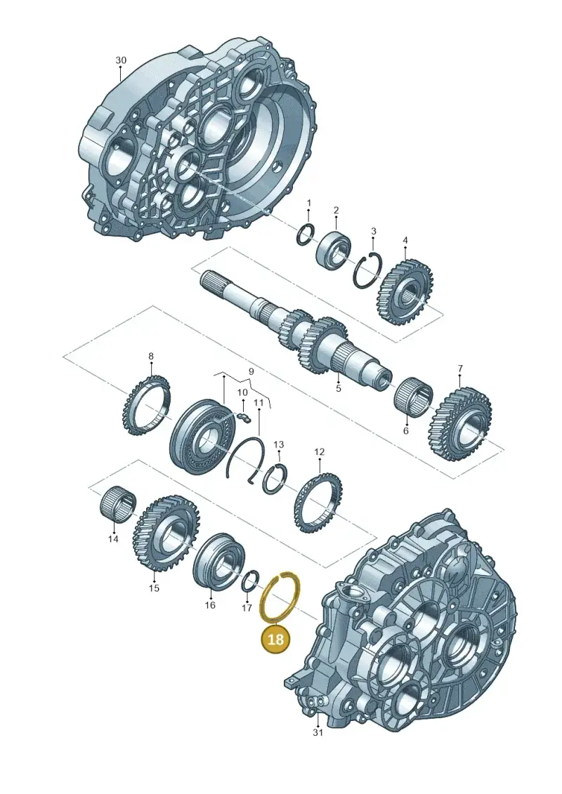 0A5311183 — Audi Q3 2.0 TDI (2014-2019) diagram 863311250, position 18