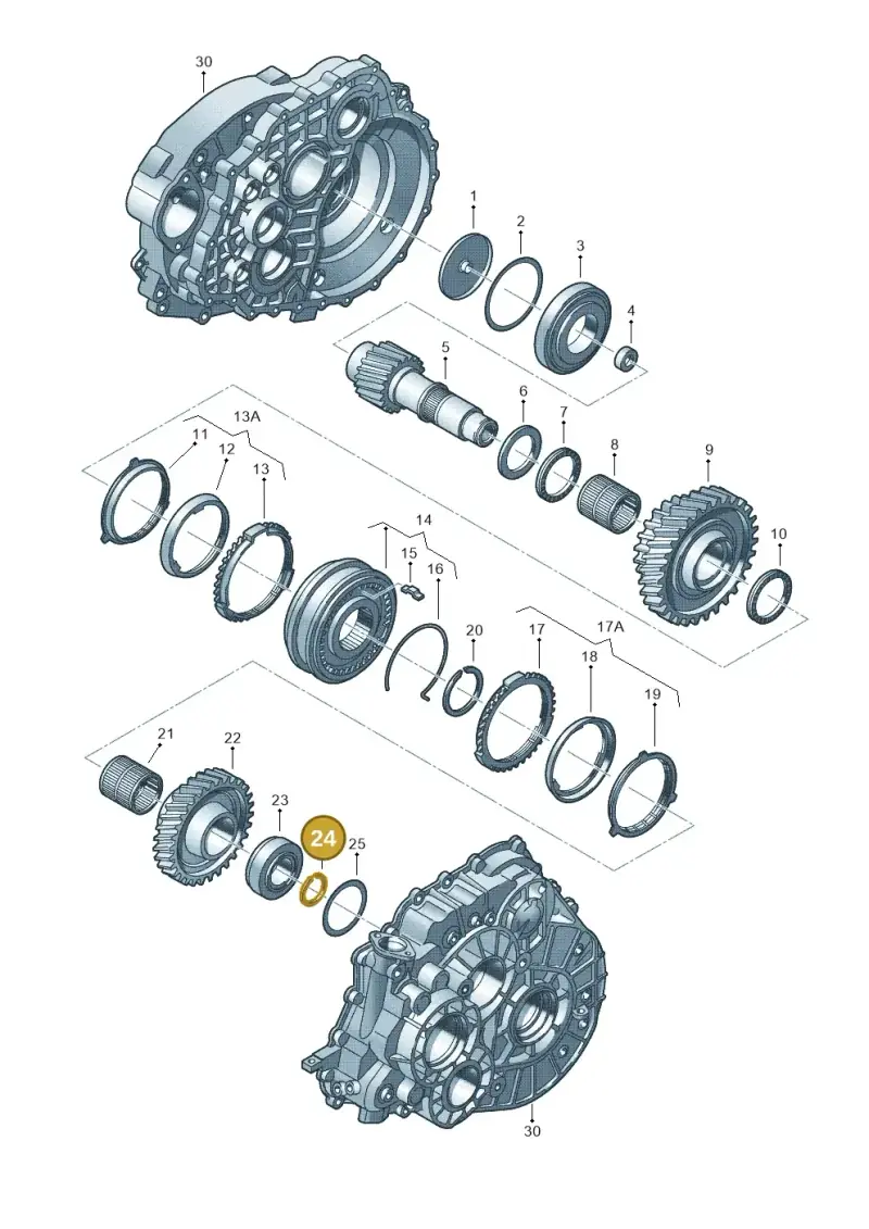0A5311287 — Audi TTRS Plus Coupe (2009-2014) diagram 410311260, position 24