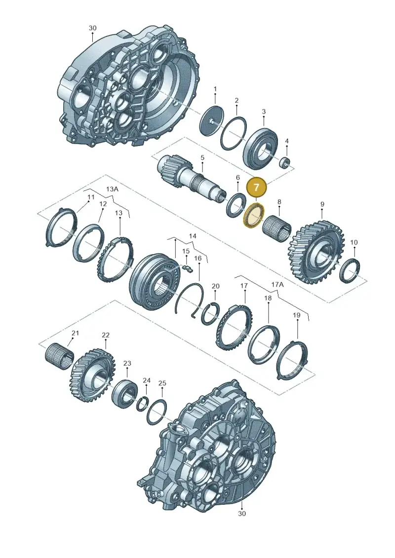0A5311985C — Audi TTRS Plus Coupe (2009-2014) diagram 410311260, position 7