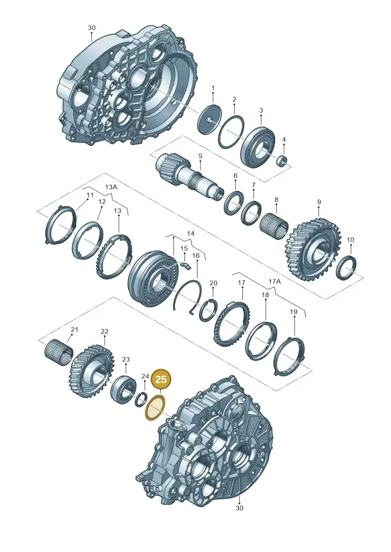 0A5398391 — Audi TTRS Plus Coupe (2009-2014) diagram 410311260, position 25