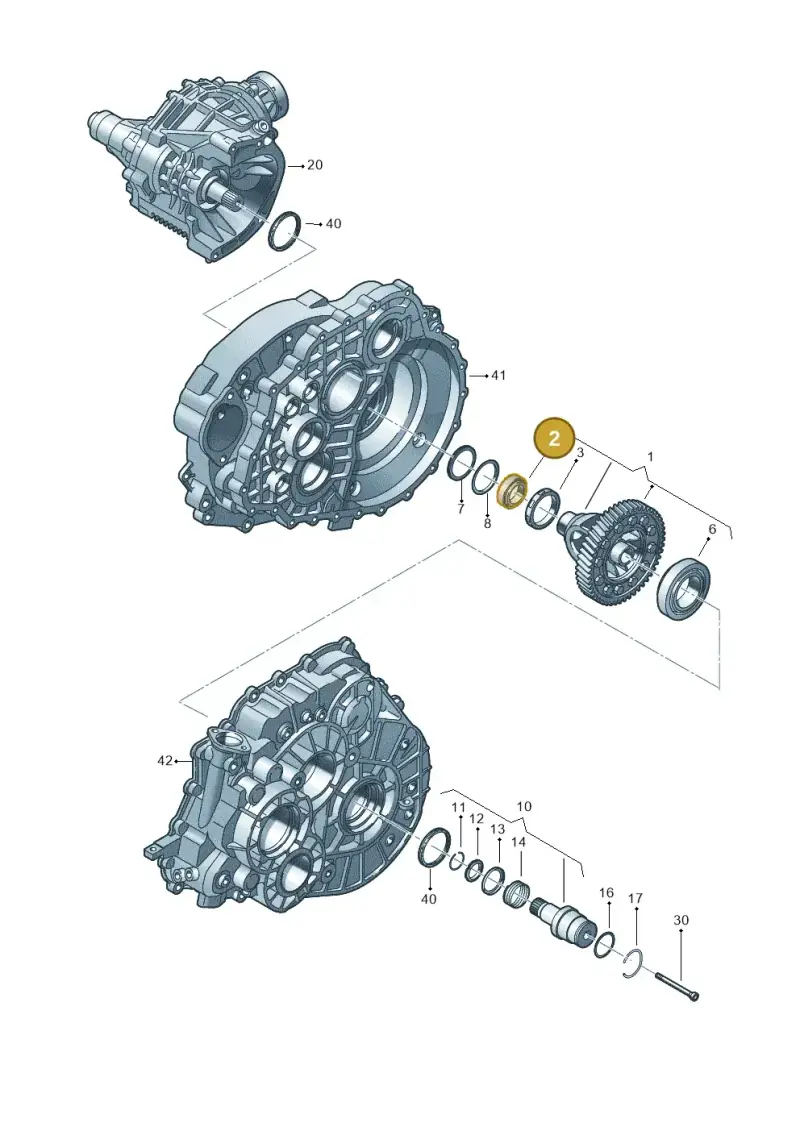 0A5409123B — Audi Q3 2.0 TDI (2014-2019) diagram 719409170, position 2