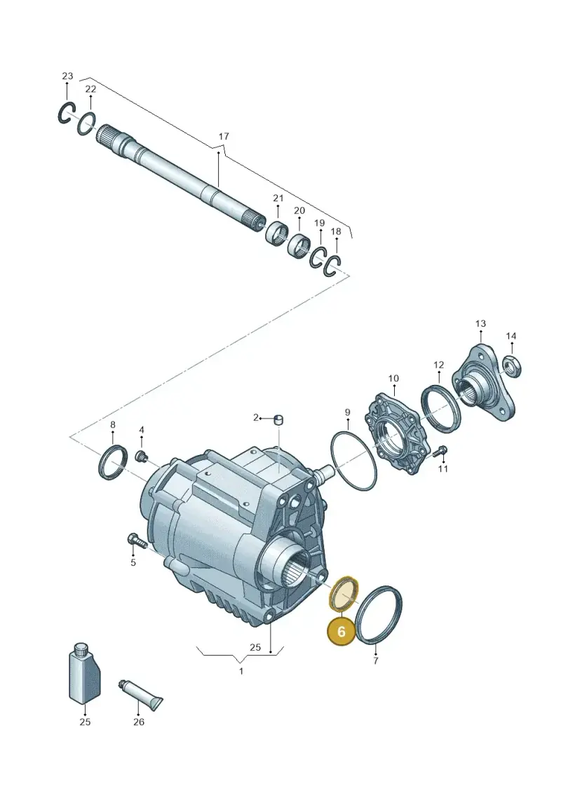0A6409189F — Audi Q3 quattro (2018-2019) diagram 828409100, position 6