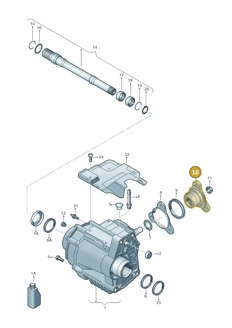 0A6409273B — Audi Q3 2.0 TDI (2014-2019) diagram 460409610, position 10