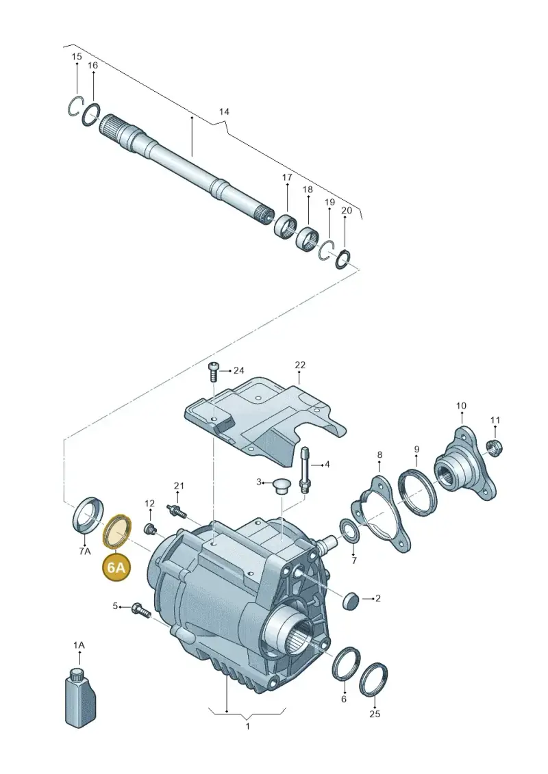 0A6409399B — Audi Q3 2.0 TDI (2014-2019) diagram 460409610, position 6A
