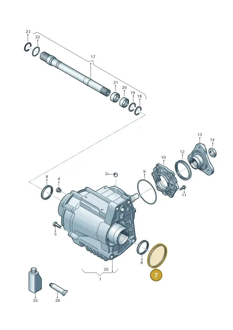0A6409529D — Audi Q3 quattro (2018-2019) diagram 828409100, position 7