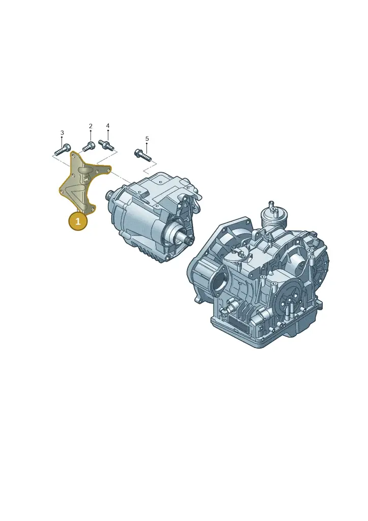 0A6409905H — Audi Q3 2.0 TDI (2014-2019) diagram 460409660, position 1