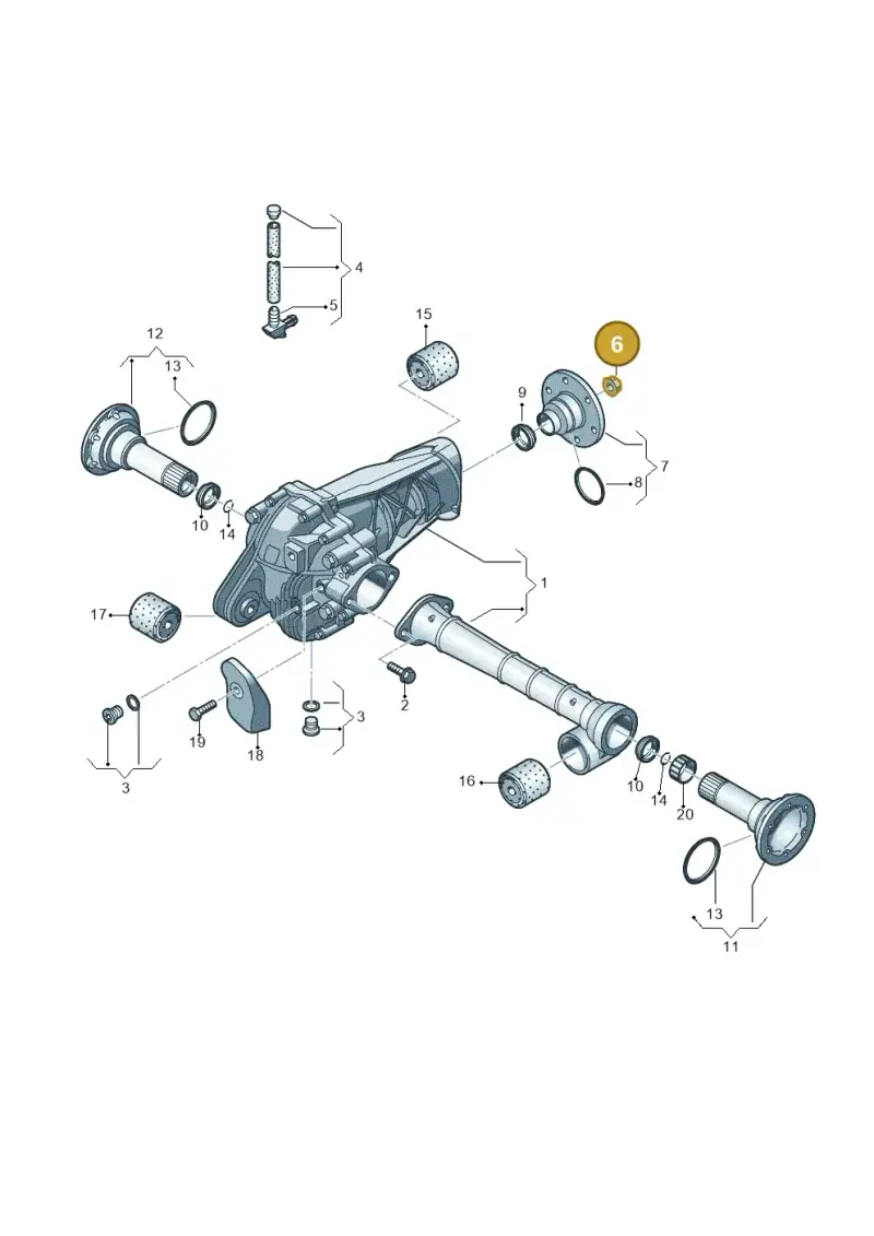 0AA105427 — Audi Q7 qu. 3.0 TDI (2009-2015) diagram 274409030, position 6