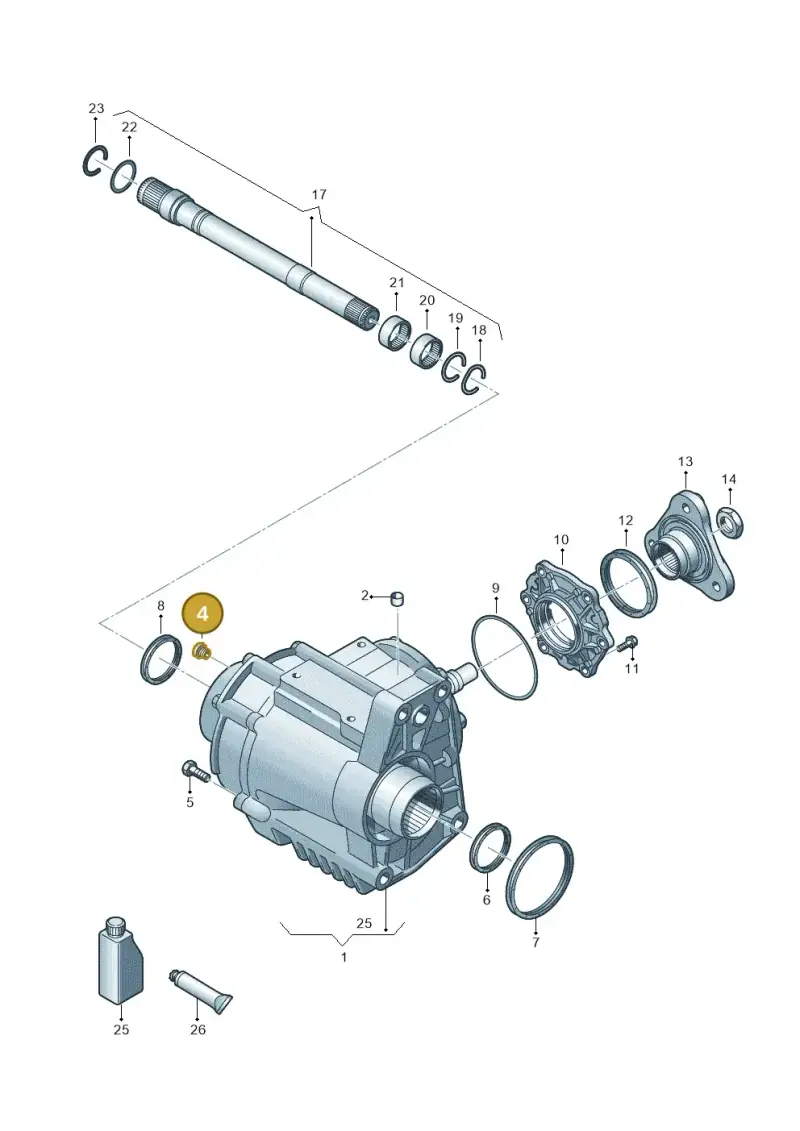 0AD301115B — Audi Q3 quattro (2018-2019) diagram 828409100, position 4