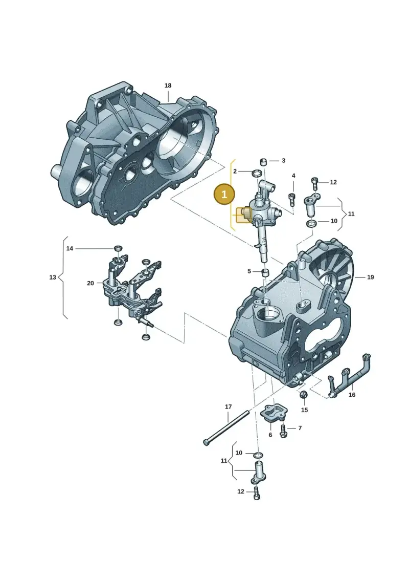 0AG301230E — Audi A1 sportback 1.0 (2018-) diagram 592311086, position 1