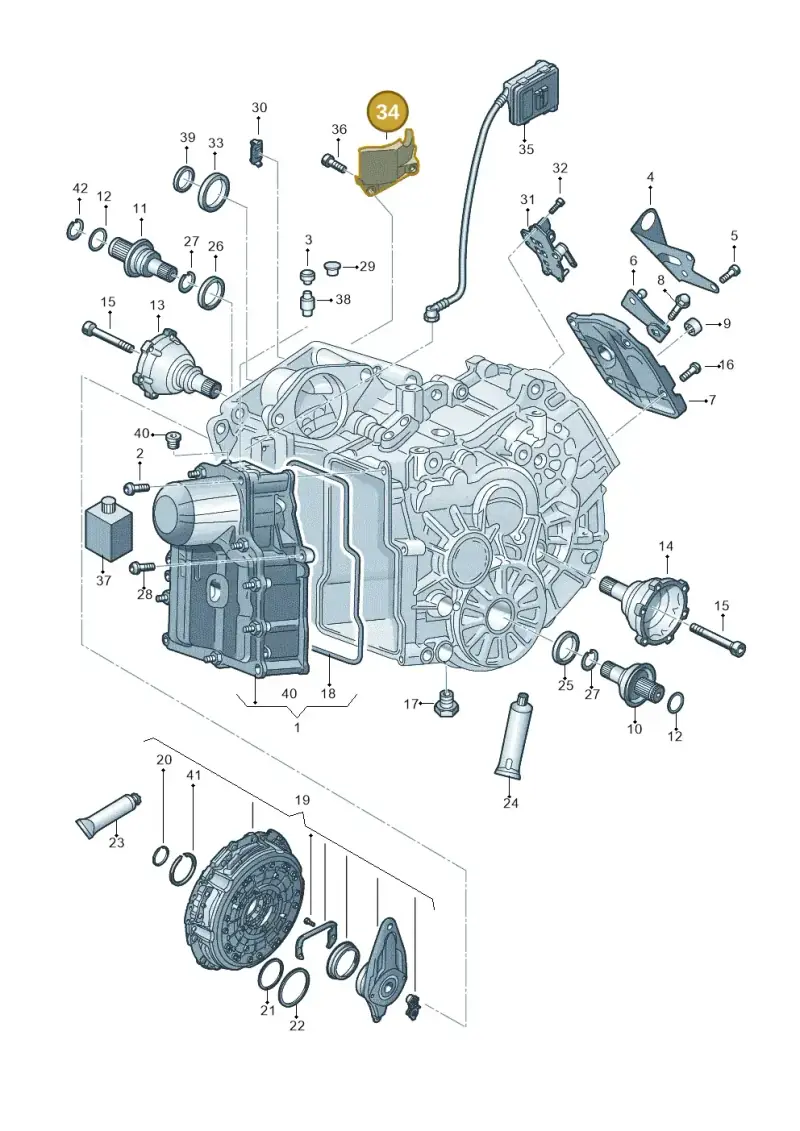 0AM325423B — Audi A1 sportback 1.0 (2018-) diagram 592321500, position 34