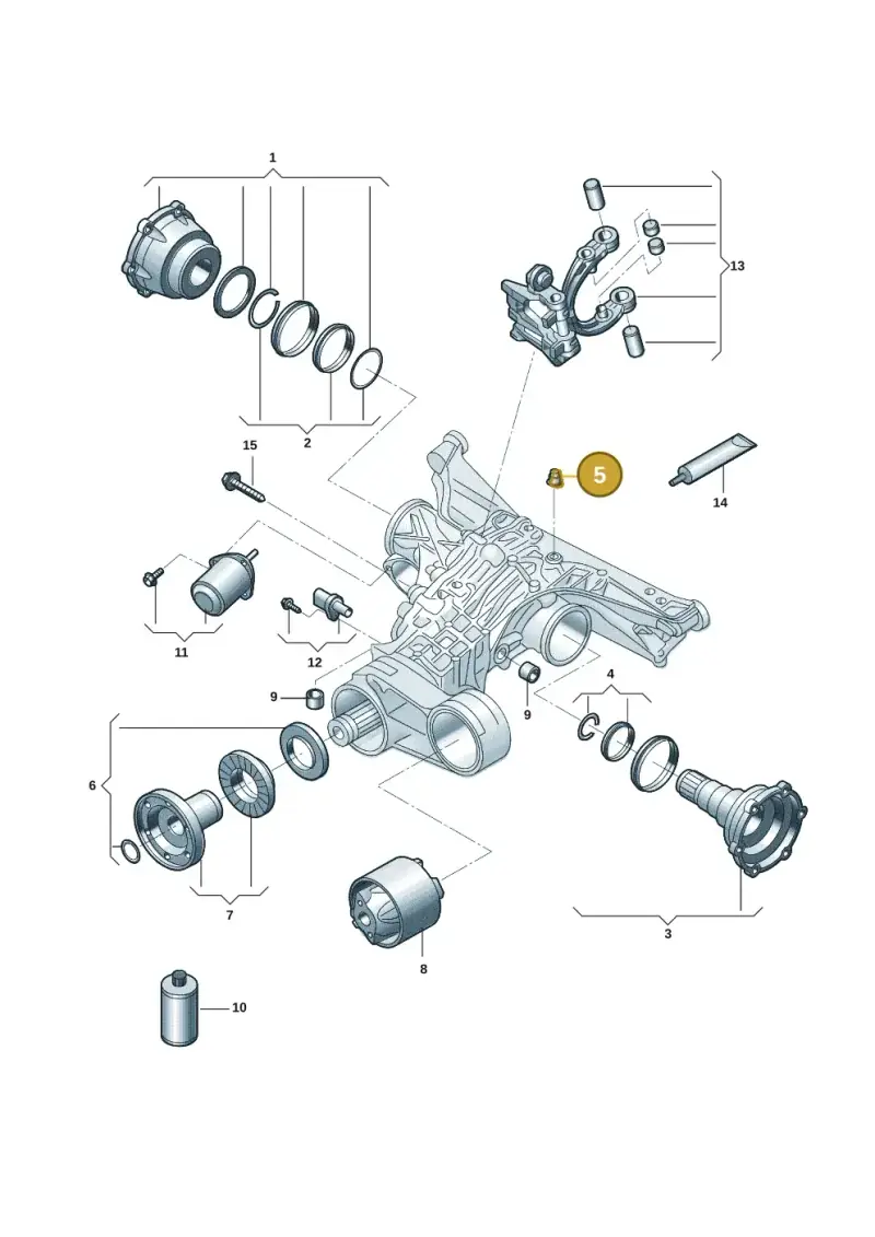 0B0525093 — Audi A6 L 2.0 (2018-) diagram 577525025, position 5
