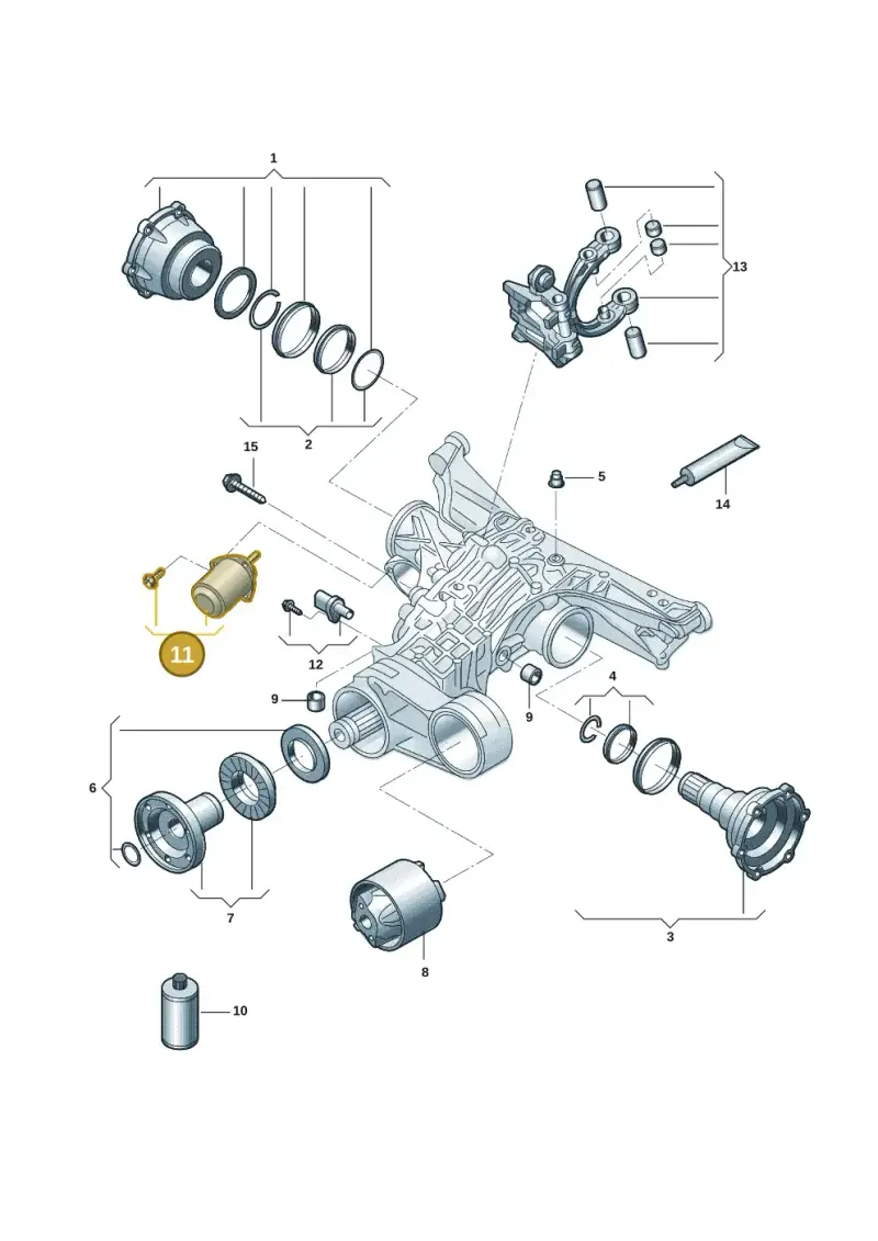 0B0598079 — Audi A6 L 2.0 (2018-) diagram 577525025, position 11