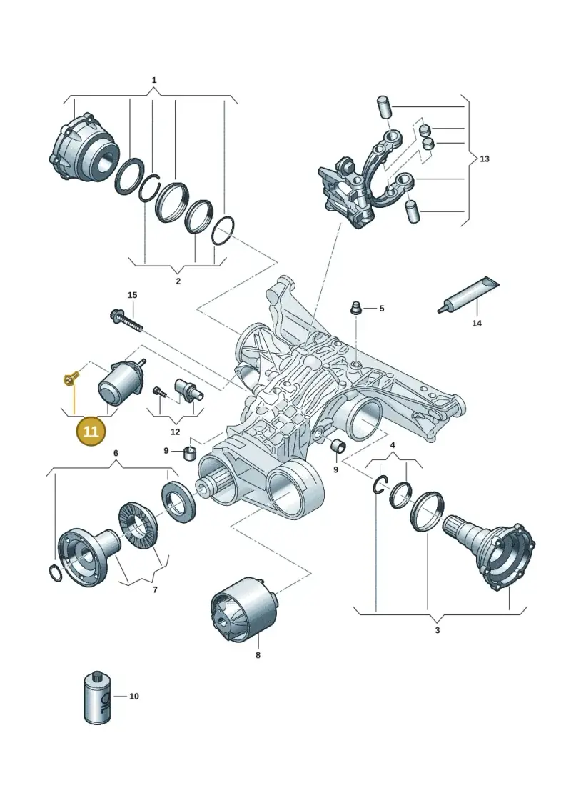 0B0598079 — Audi A5 Sportback (2016-2020) diagram 849525245, position 11