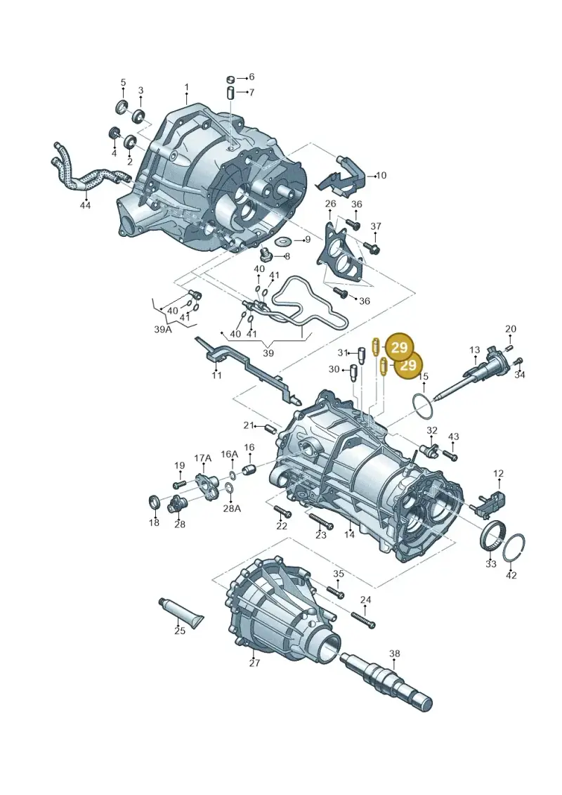 0B1301242A — Audi Q5 qu. 2.0 TDI (2012-2017) diagram 736301700, position 29