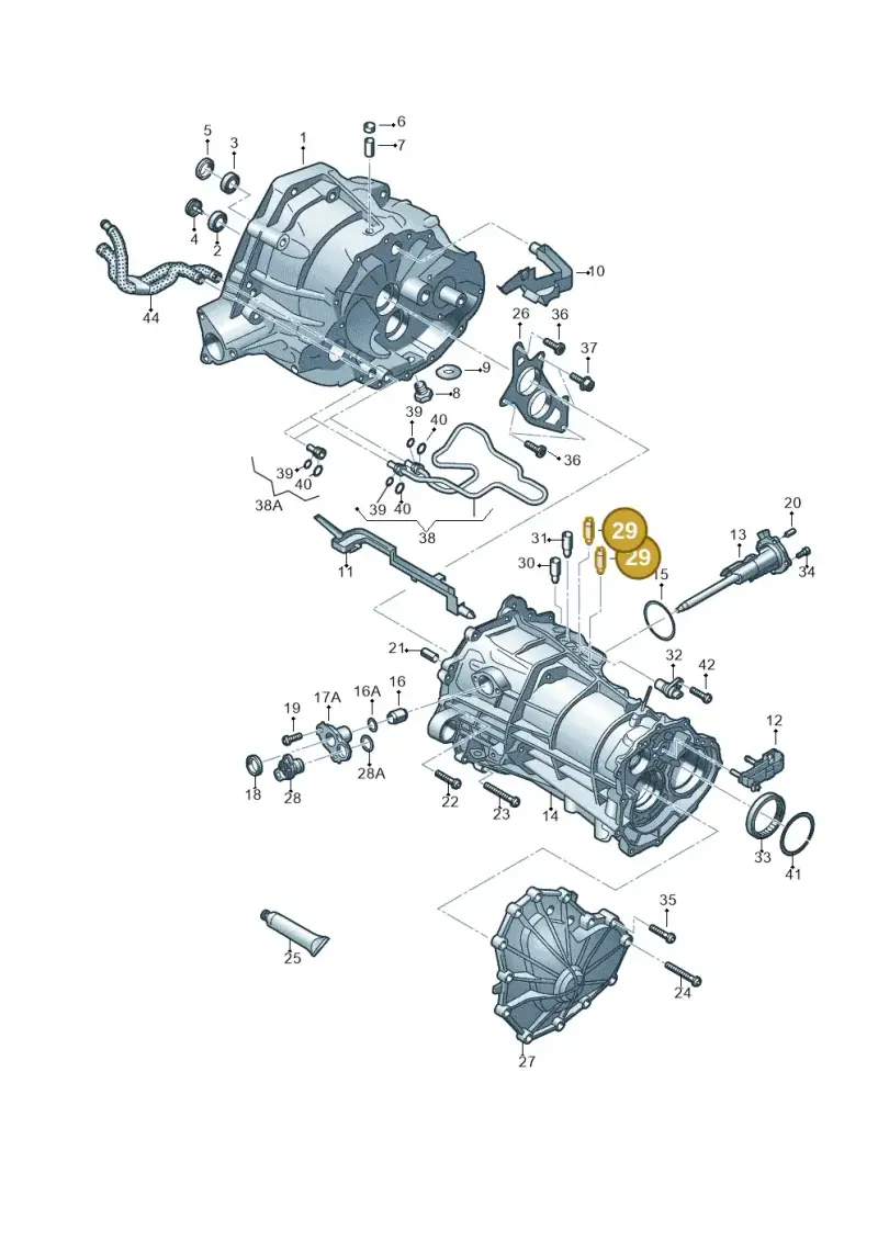 0B1301242A — Audi Q5 qu. 2.0 TDI (2012-2017) diagram 736301300, position 29