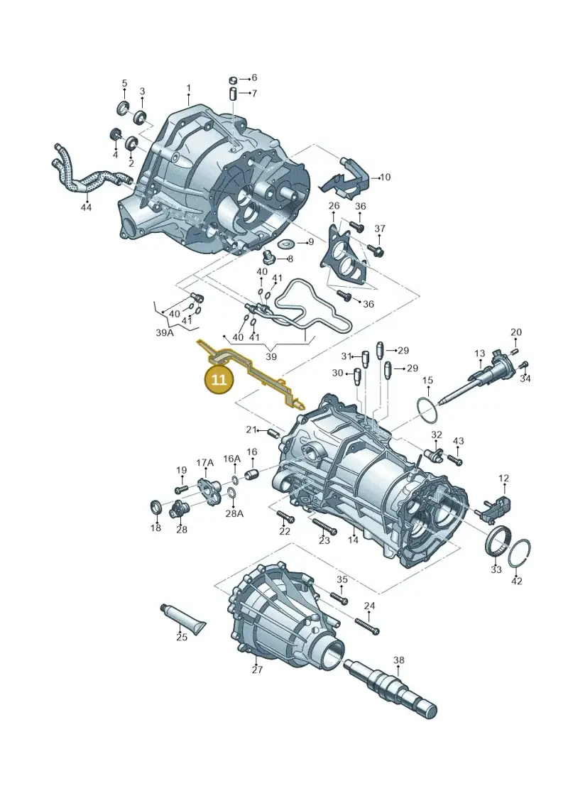0B1301279D — Audi Q5 qu. 2.0 TDI (2012-2017) diagram 736301700, position 11