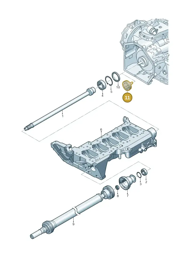 0B1301467B — Audi R8 Spyder (2015-2024) diagram 872311100, position 11