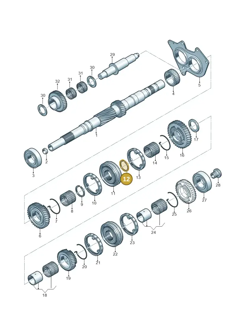 0B1311183A — Audi Q5 (2016-2020) diagram 798311300, position 12