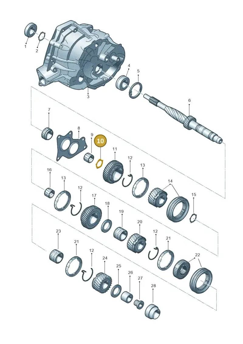0B1311183L — Audi Q5 qu. 2.0 TDI (2012-2017) diagram 647311550, position 10