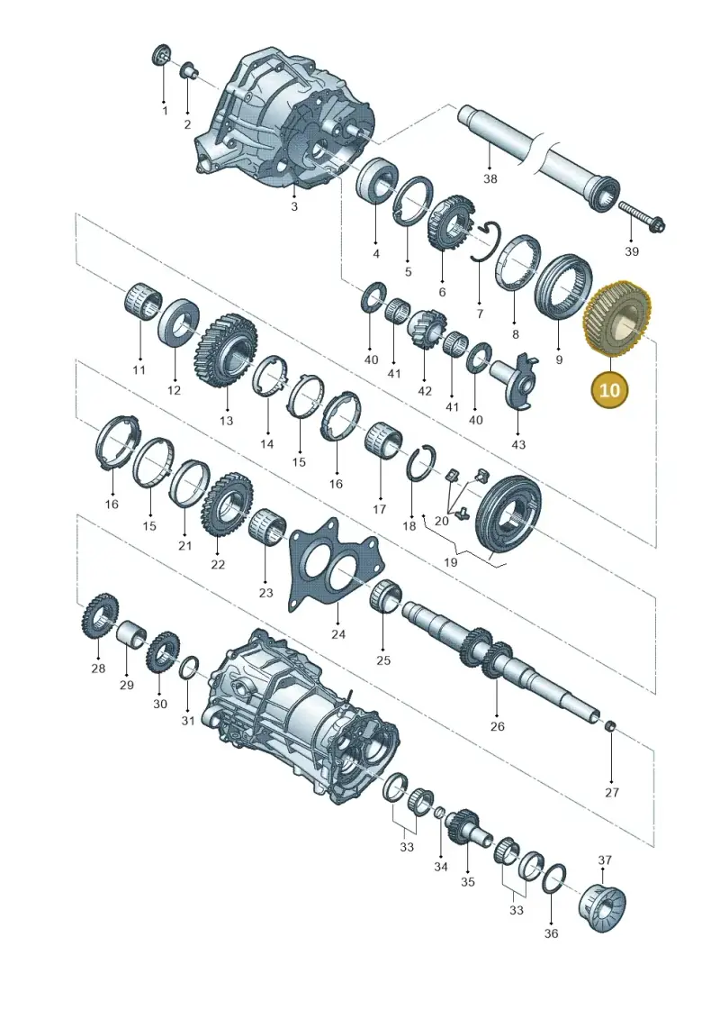 0B1311217A — Audi Q5 qu. 2.0 TDI (2012-2017) diagram 647311600, position 10