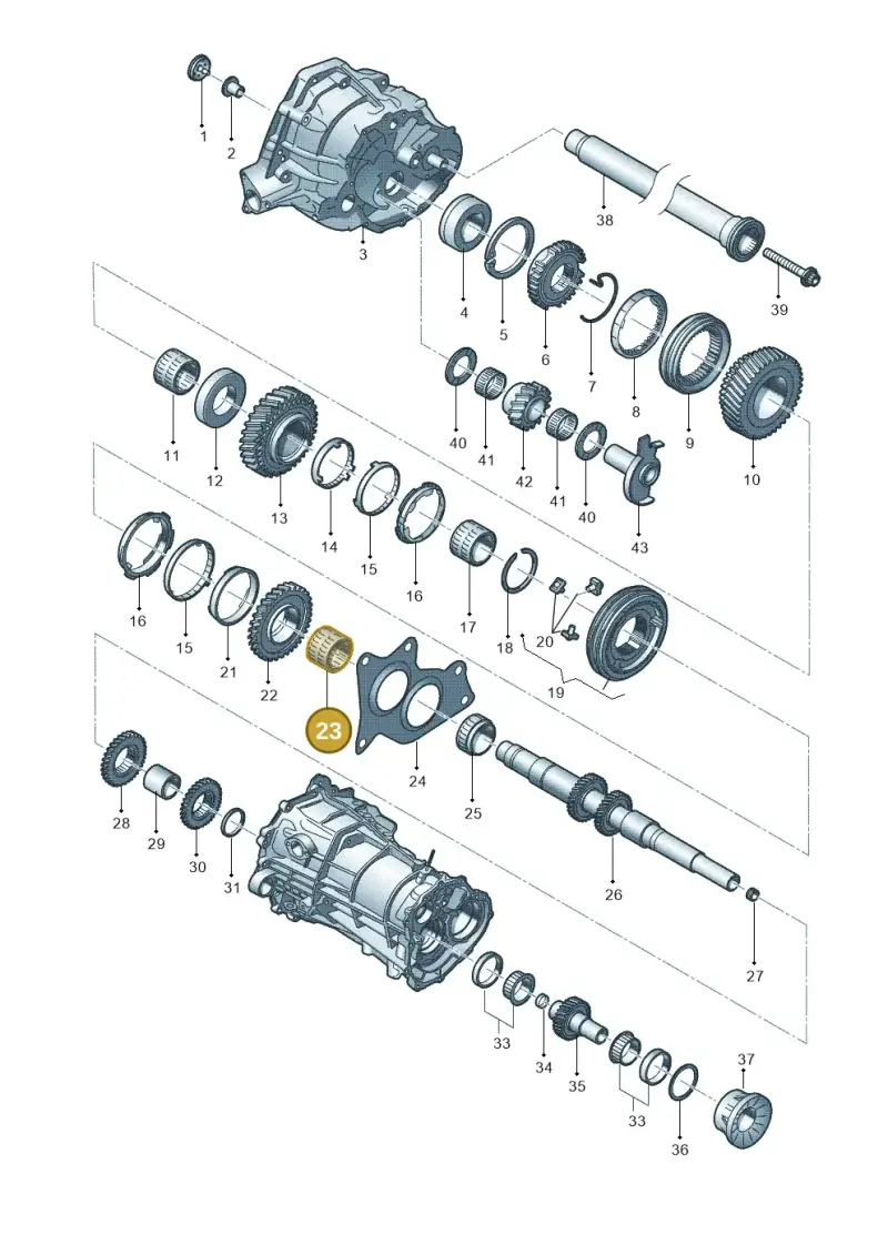 0B1311229 — Audi Q5 qu. 2.0 TDI (2012-2017) diagram 647311600, position 23